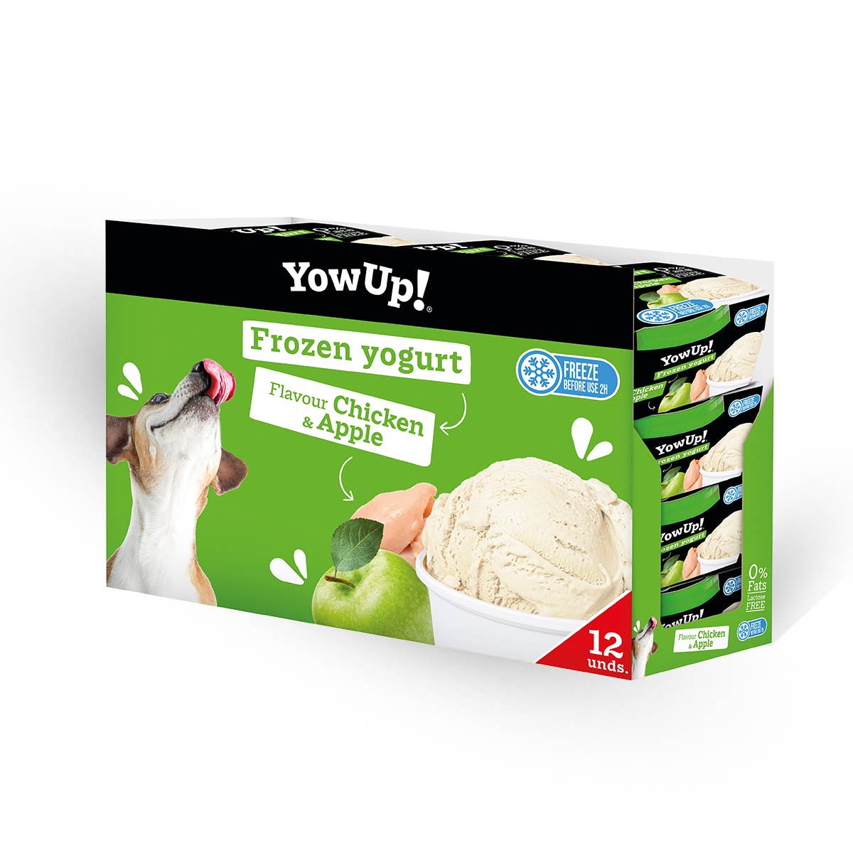 Knoten für vier Pfoten Hunde Eis Geflügel Apfel