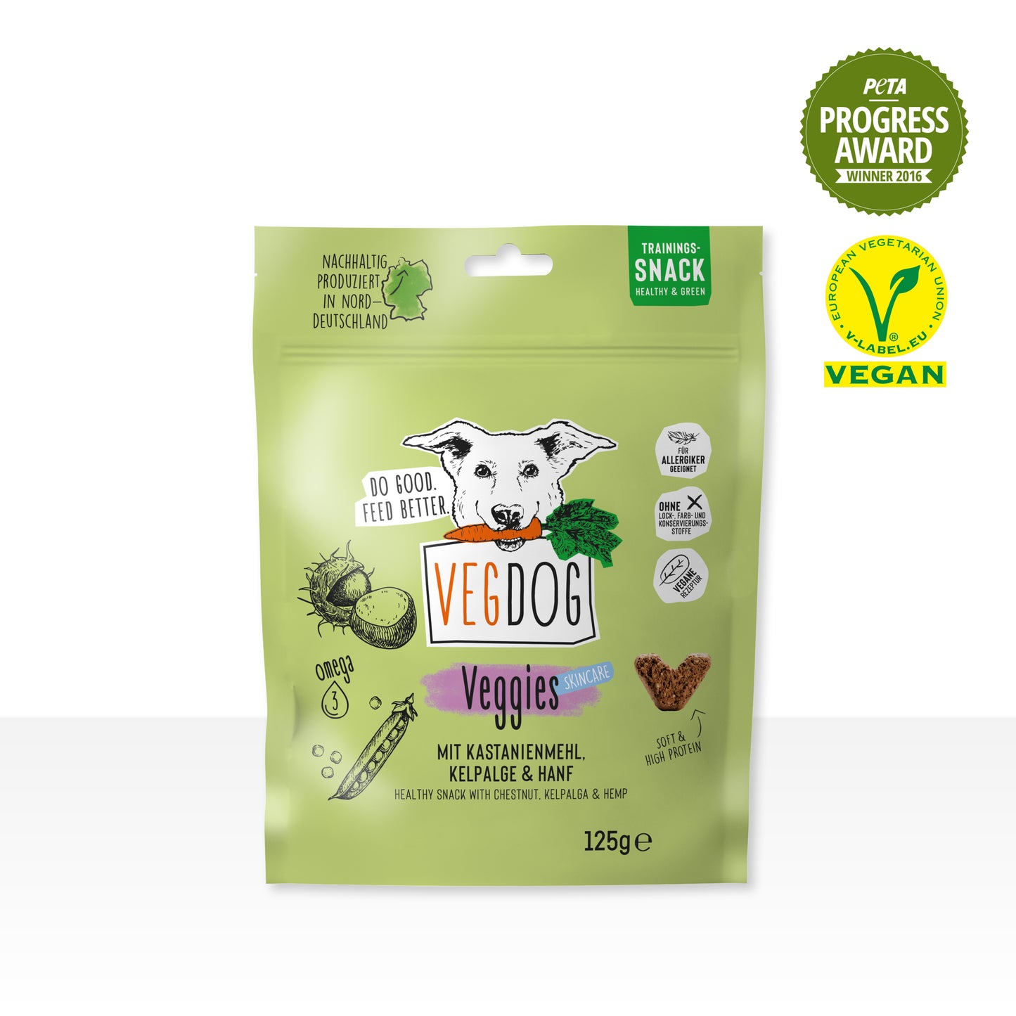 Knoten für vier Pfoten Kau Snack Vegan