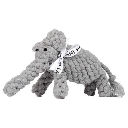Laboni Hundespielzeug Elefant grau