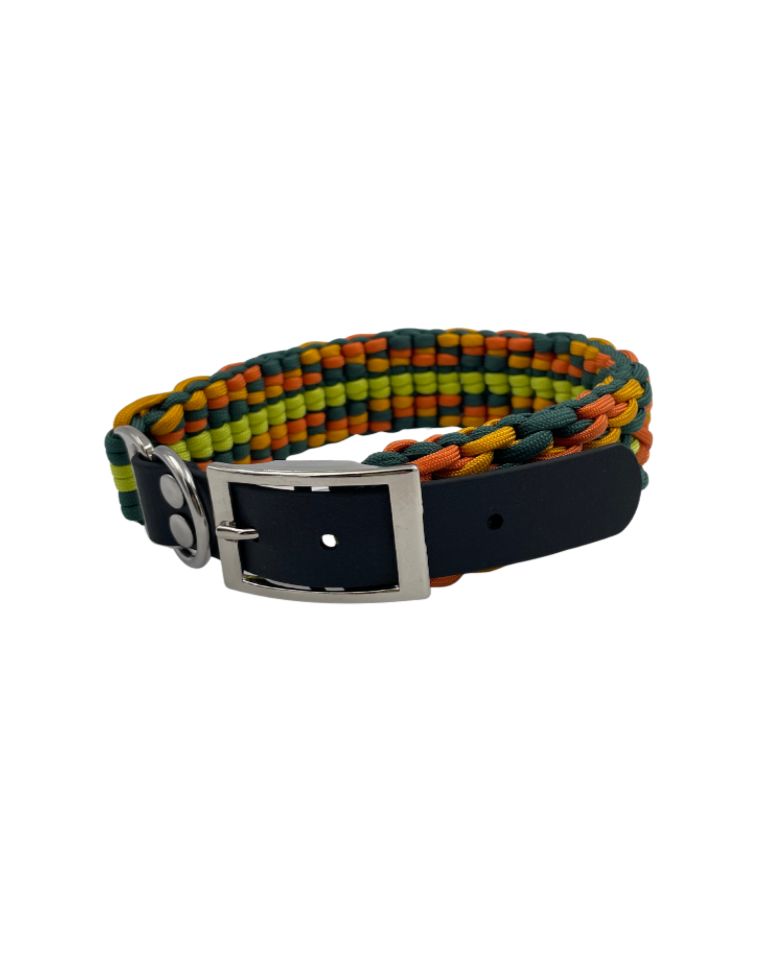 Handgefertigtes Paracord Hundehalsband Häuptling