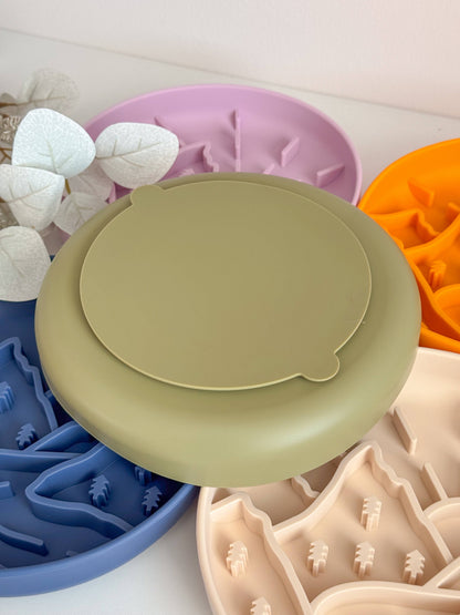Slow Bowl Mountains, Schleckmatte für Hunde, Futternapf Hund