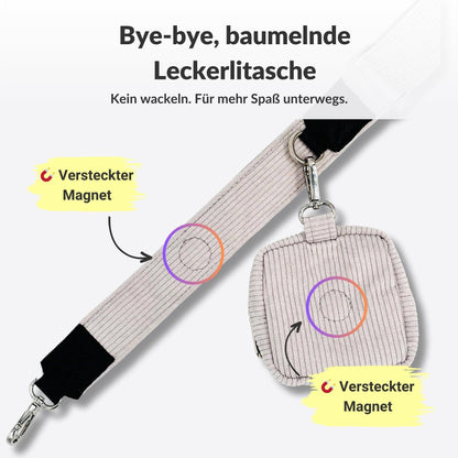 Knoten für vier Pfoten Tasche Silber Banana Paw