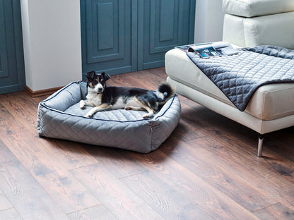 Hundedecke  Olive / Grau