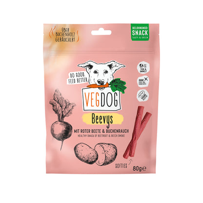 Knoten für vier Pfoten Kau Snack Vegan VegDog
