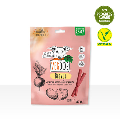 Knoten für vier Pfoten Kau Snack Vegan VegDog