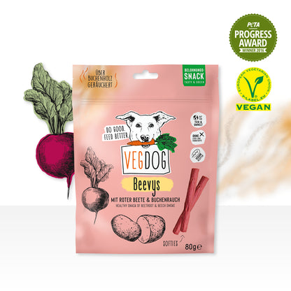 Knoten für vier Pfoten Kau Snack Vegan VegDog