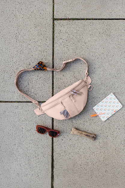 Knoten für vier Pfoten Leckerlibeutel Tasche Creme Palopa