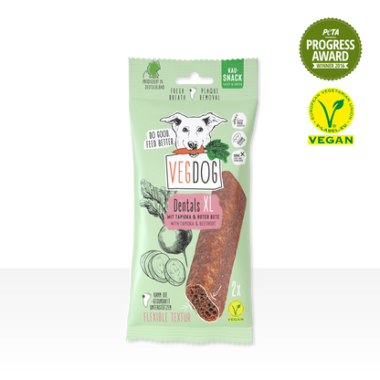 Knoten für vier Pfoten Kau Snack Vegan