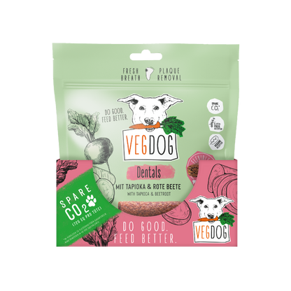 Knoten für vier Pfoten Kau Snack Vegan VegDog