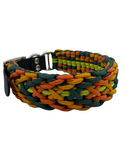Handgefertigtes Paracord Hundehalsband Häuptling