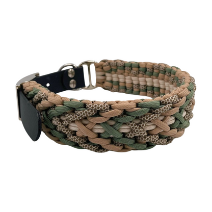 Handgefertigtes Paracord Hundehalsband Häuptling