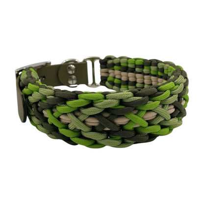 Handgefertigtes Paracord Hundehalsband Häuptling