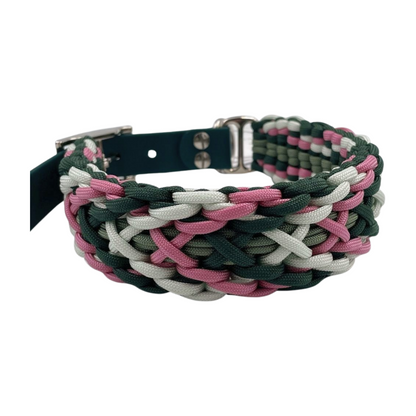 Handgefertigtes Paracord Hundehalsband Häuptling