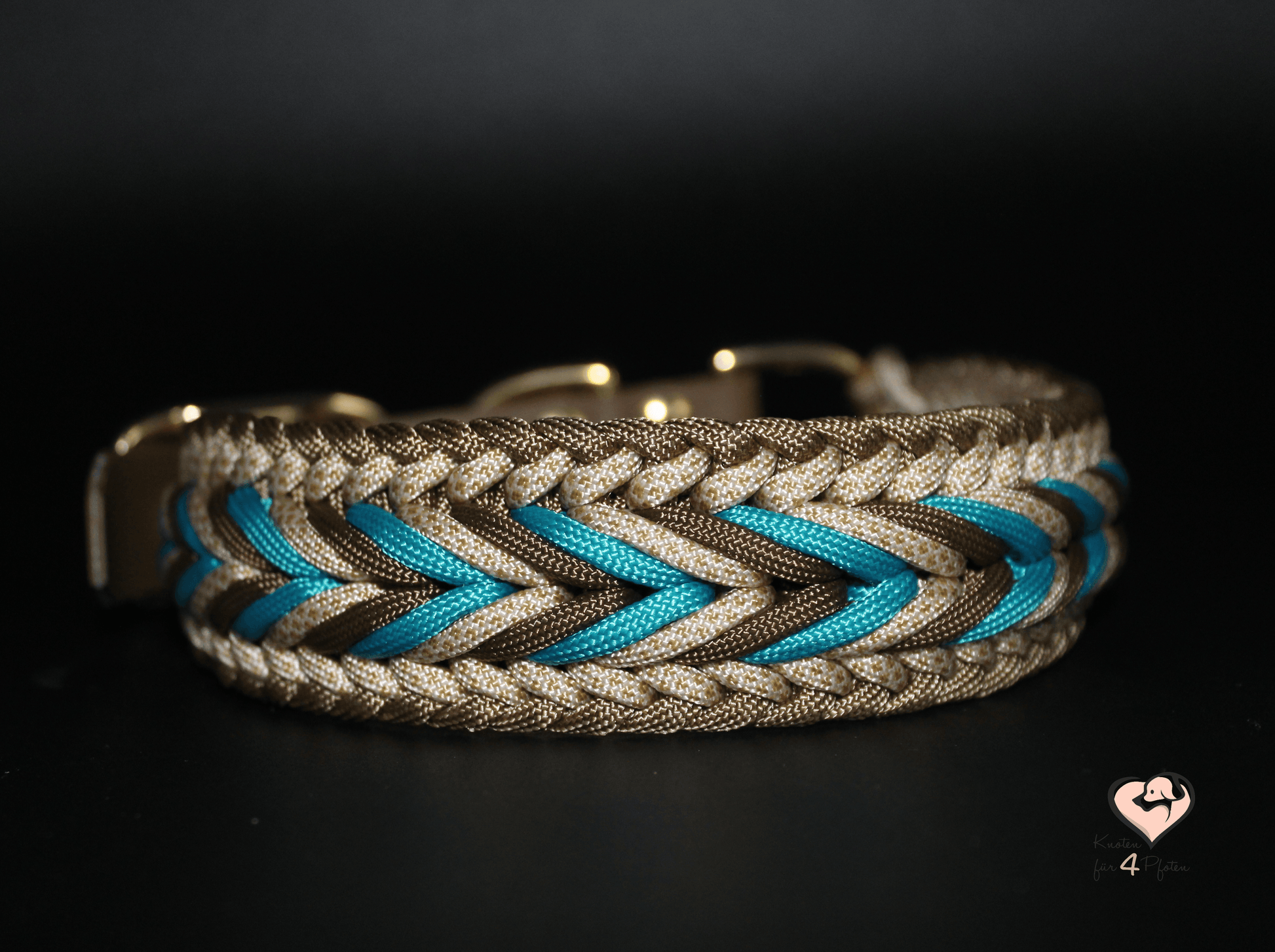 Paracord Halsband mit biothane Verschluss verstellbar