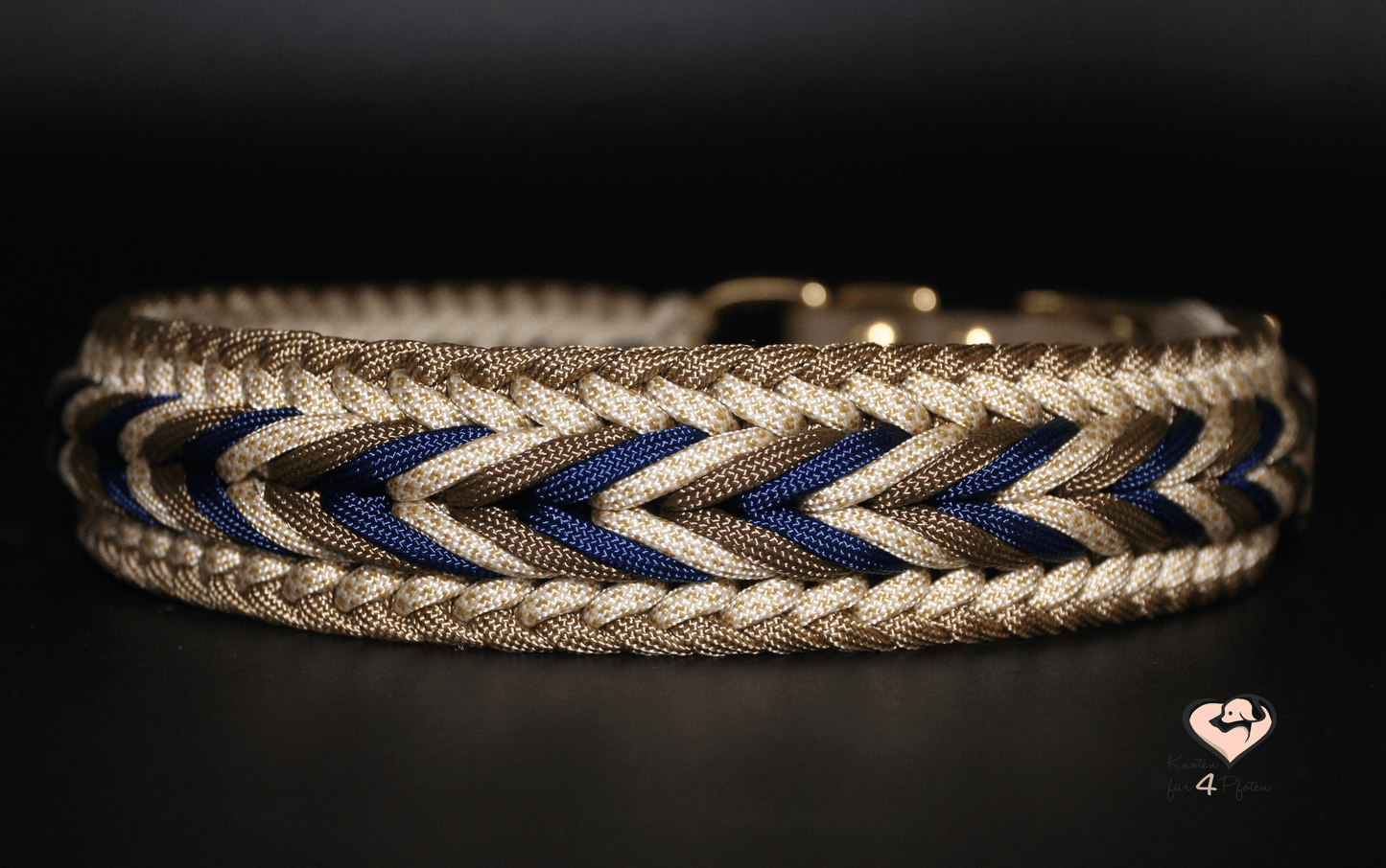 Paracord Halsband mit biothane Verschluss verstellbar