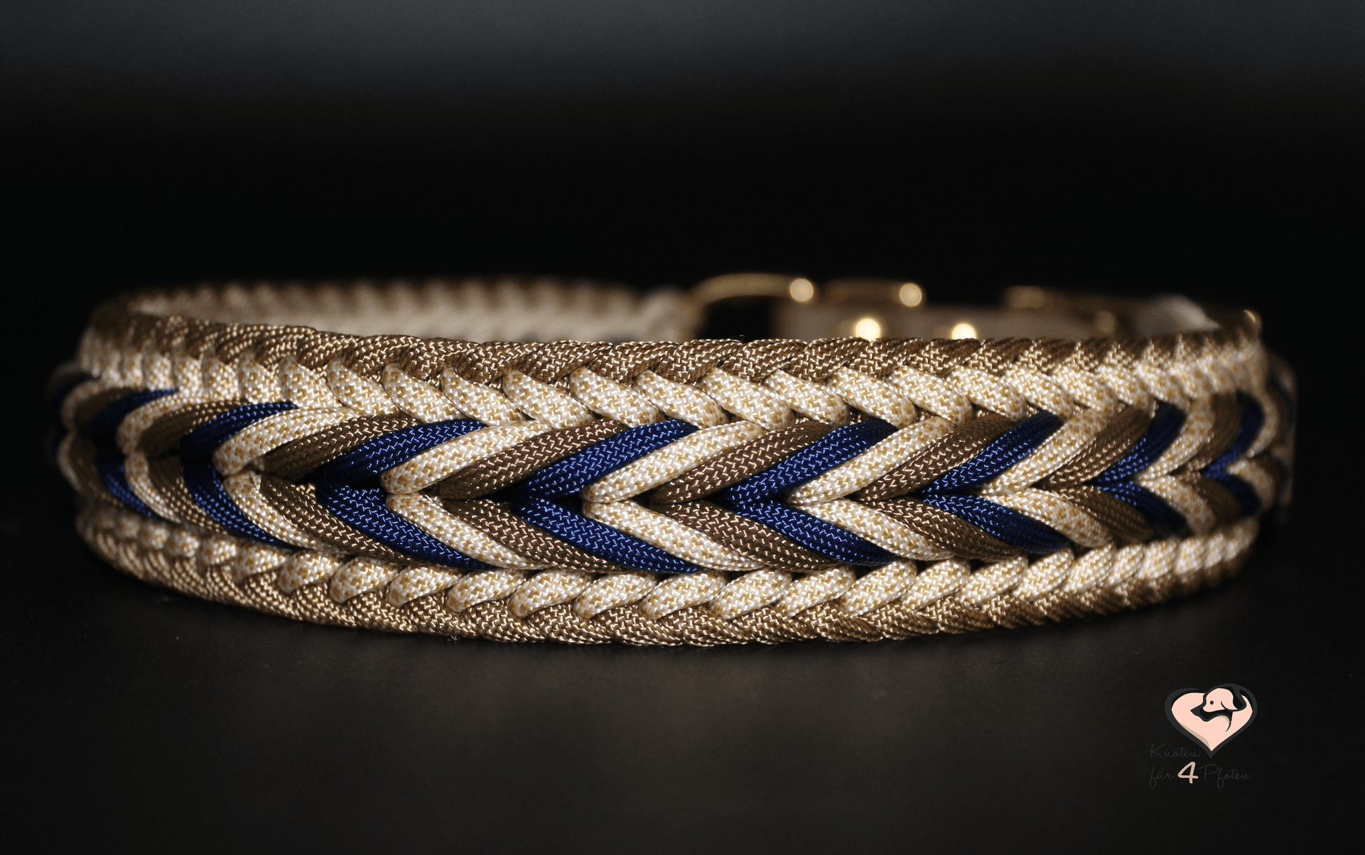 Paracord Halsband mit biothane Verschluss verstellbar