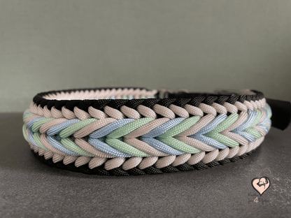 Paracord Halsband mit biothane Verschluss verstellbar