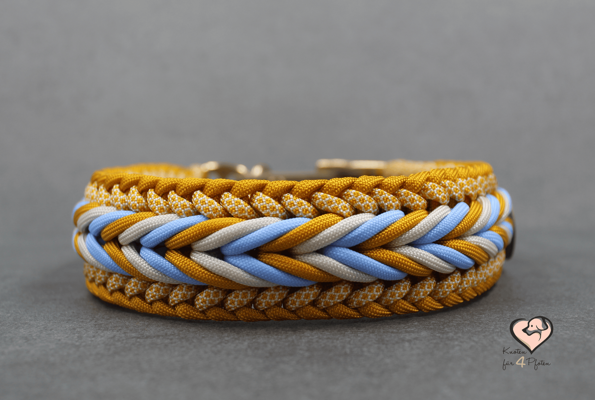 Paracord Halsband mit biothane Verschluss verstellbar
