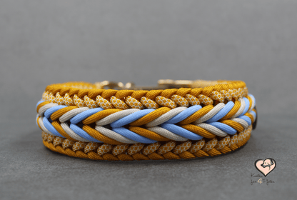 Paracord Halsband mit biothane Verschluss verstellbar