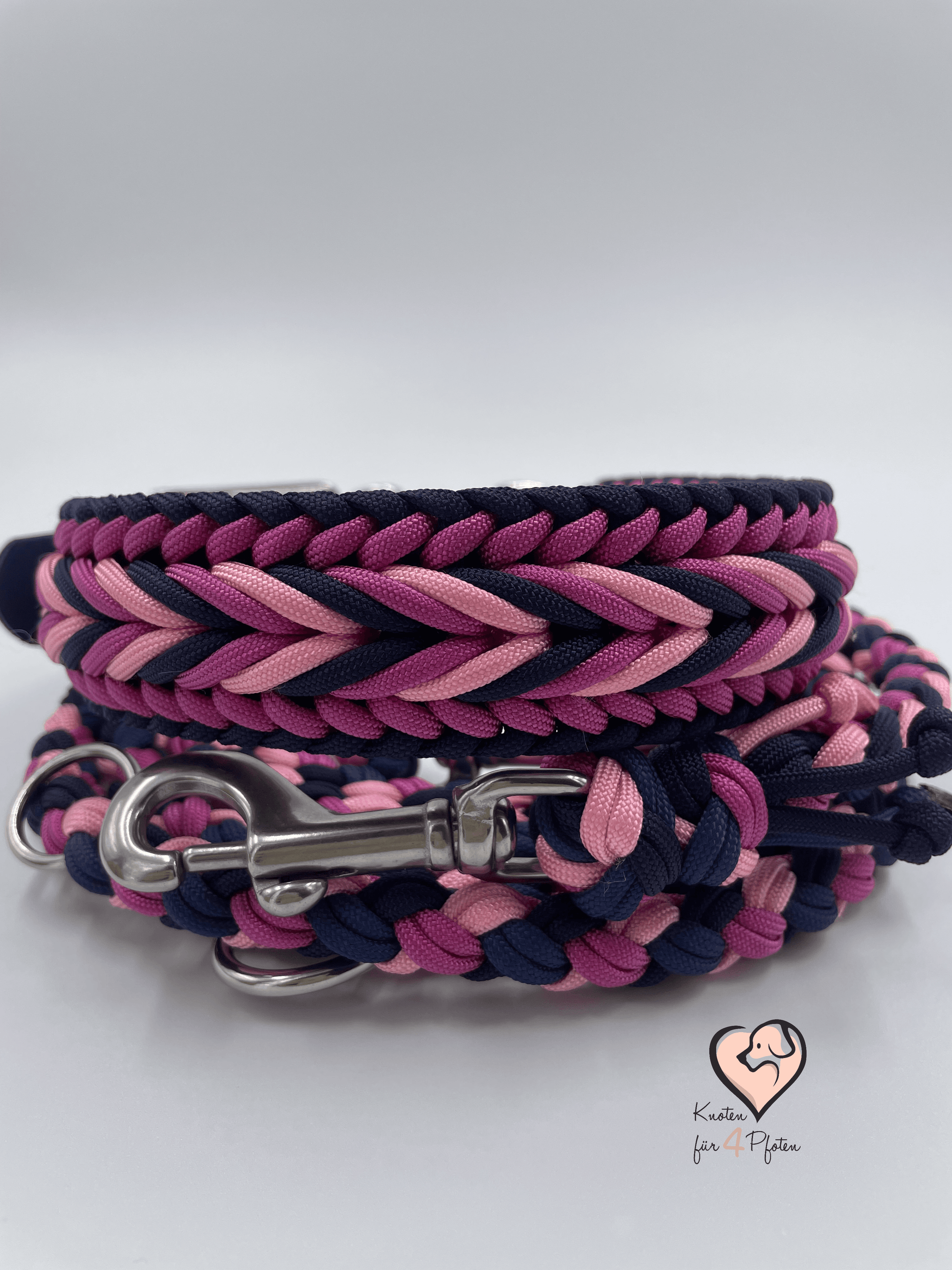 Paracord Halsband mit biothane Verschluss verstellbar