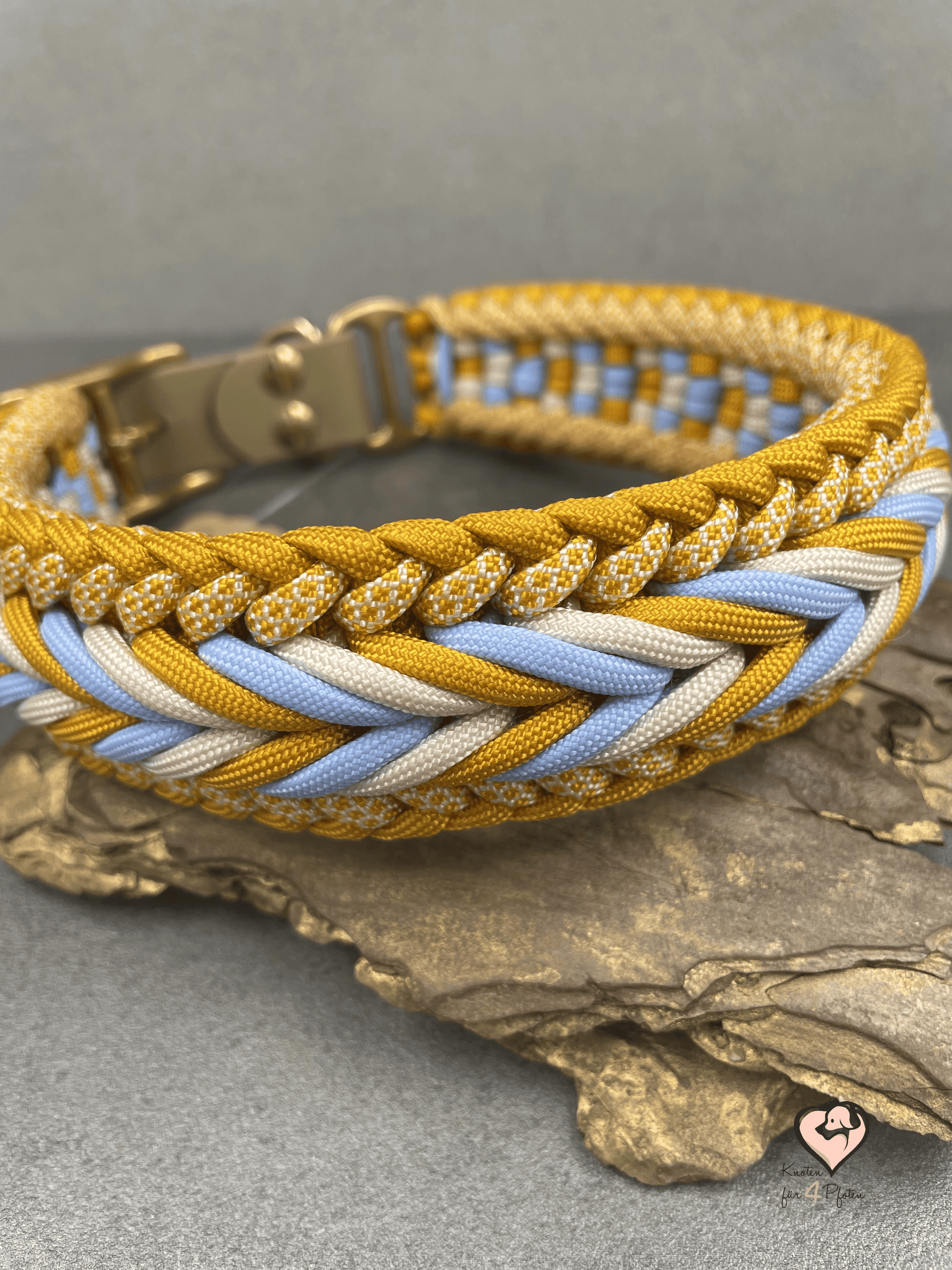 Paracord Halsband mit biothane Verschluss verstellbar