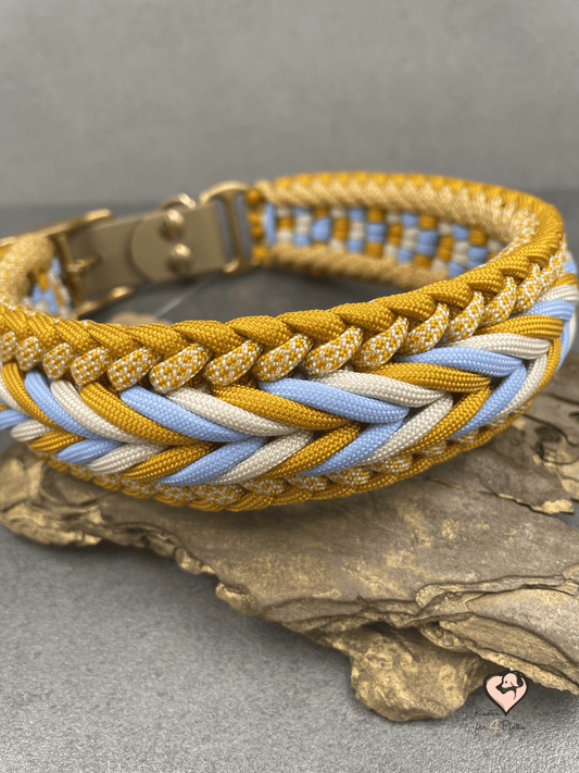 Paracord Halsband mit biothane Verschluss verstellbar