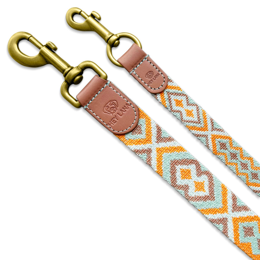 Hundeleine mint orange  Hey Lana
