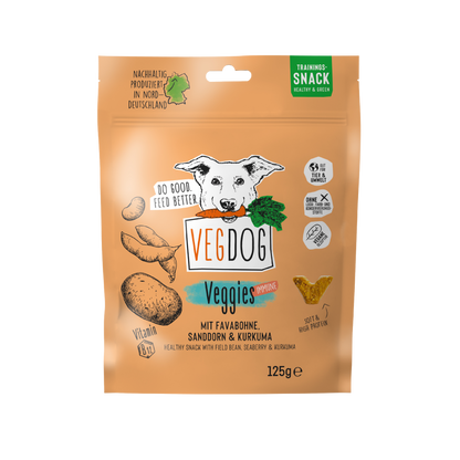 Knoten für vier Pfoten Kau Snack Vegan VegDog