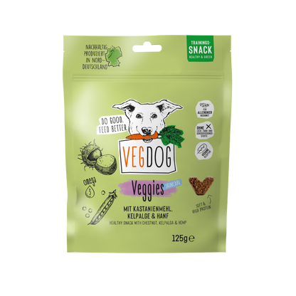 Knoten für vier Pfoten Kau Snack Vegan VegDog