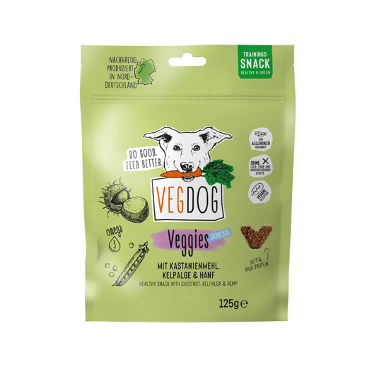 Knoten für vier Pfoten Kau Snack Vegan VegDog