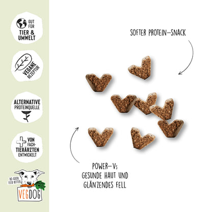 Knoten für vier Pfoten Kau Snack Vegan