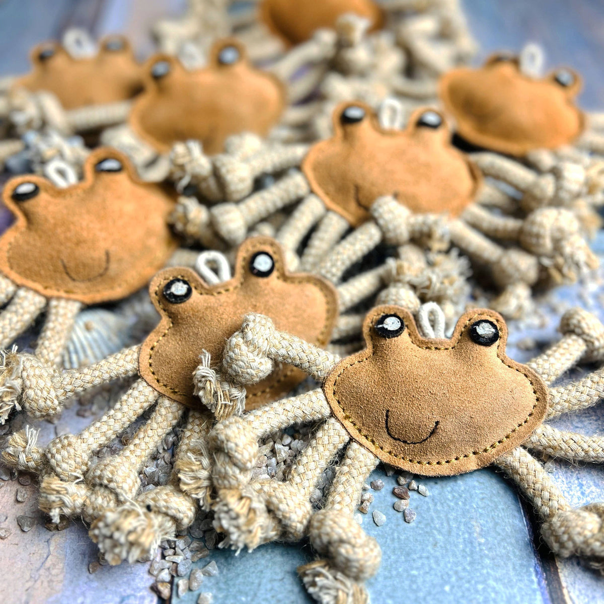 Natürliches Spielzeug für kleine Hunde KLEINER KREBS 🦀🦀🦀