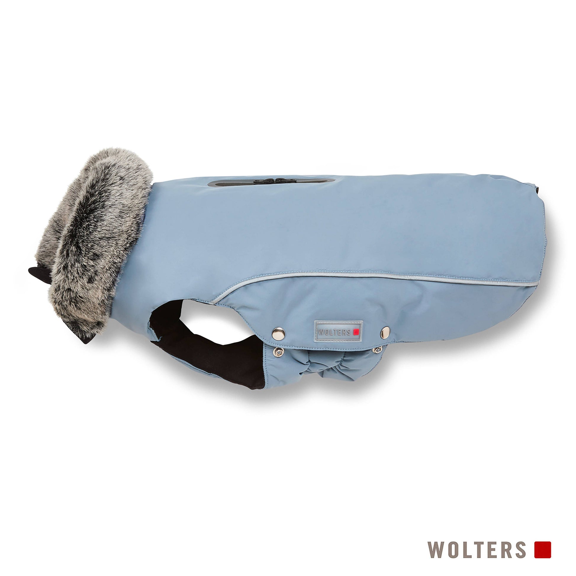 Knoten für vier Pfoten Hundemantel Winter Blau