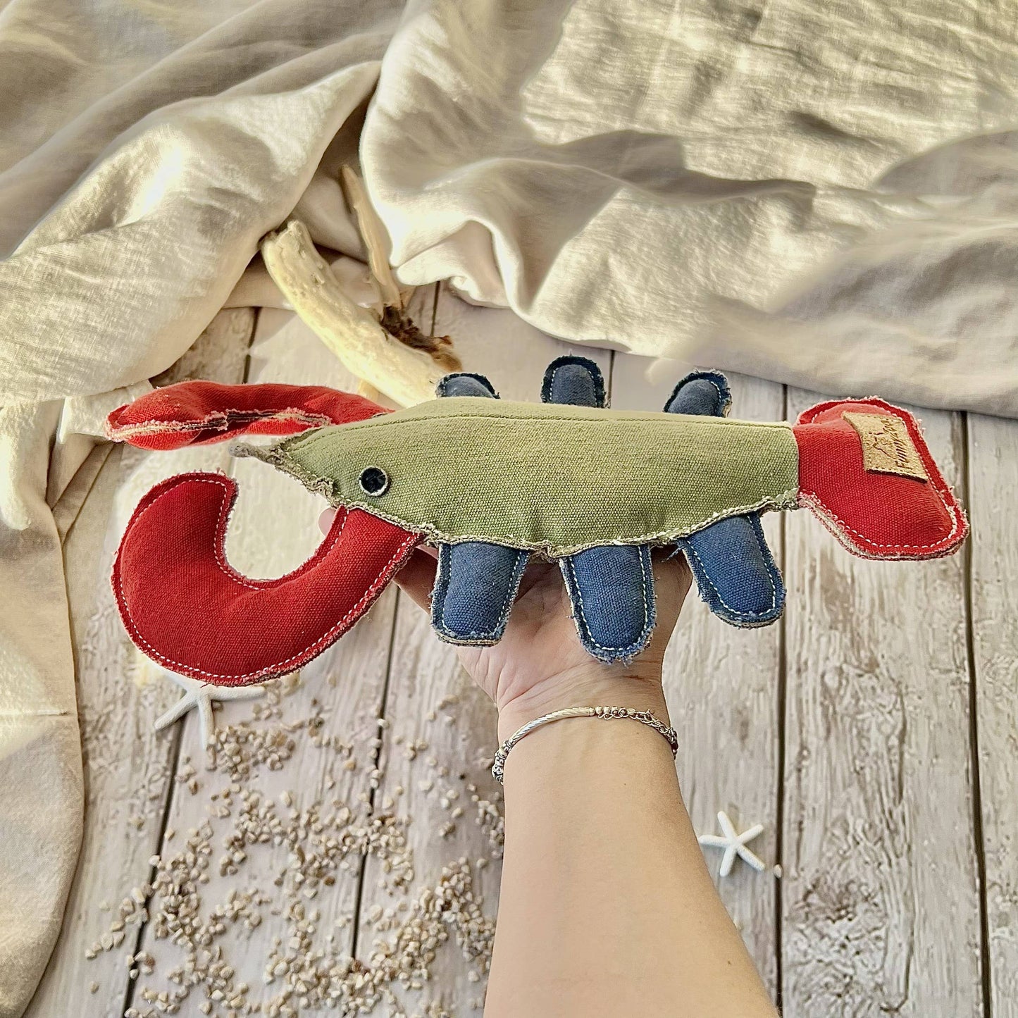 Hummer aus robustem Baumwoll-Canvas mit Kokosfaser 🦞