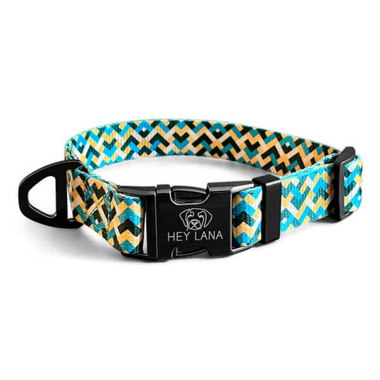 Knoten für vier Pfoten Hundehalsband  
 Kunterbunt Hey Lana